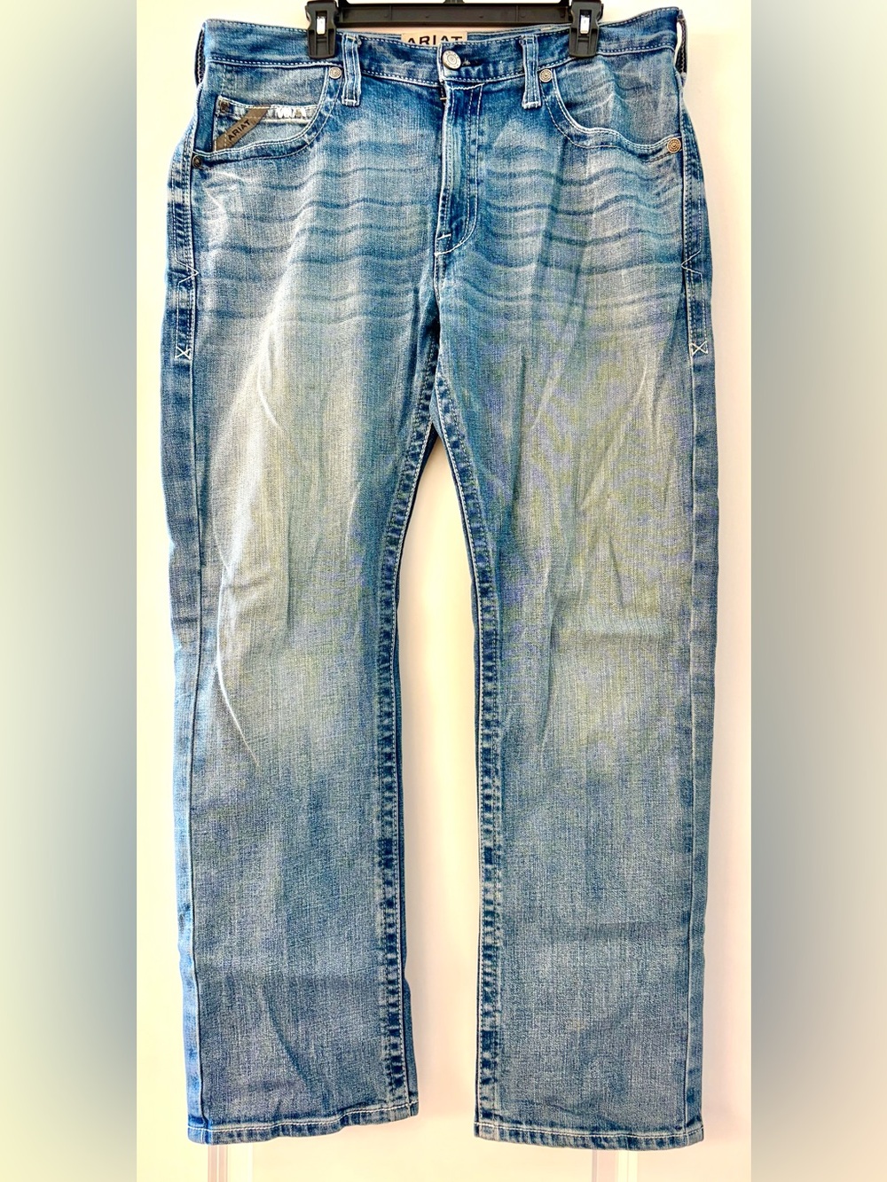 Ariat Men's Light Blue Denim Jeans